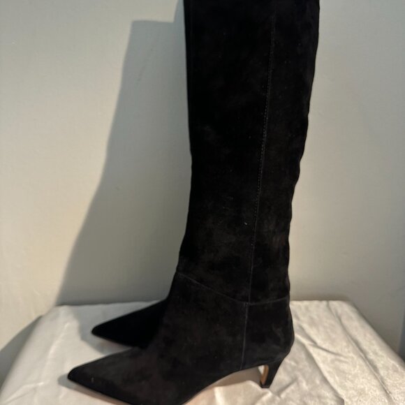 J.CREW Black Suede Knee-High Boots – Size 7.5 - Picture 8 of 10
